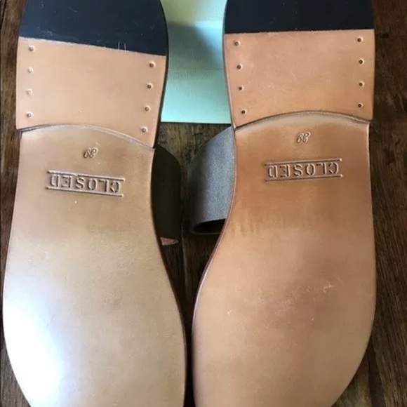 Closed Made in Italy tan leather sandal size 39 - Picture 4 of 7